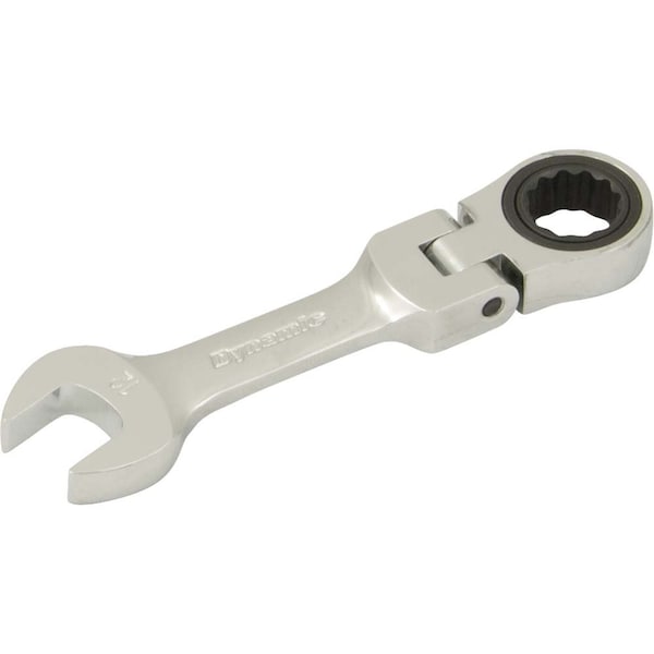 Tools 12mm Stubby Flex Head Ratcheting Wrench